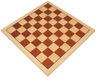 Sycamore & Mahogany Classic Chess Board - 1.75" Squares