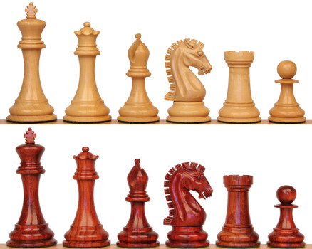 The Craftsman Series Chess Set with African Padauk & Boxwood