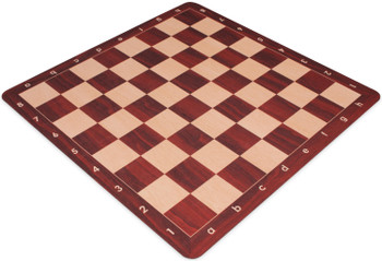 Rosewood & Maple Floppy Mouse Pad Chess Board - 2.25" Squares