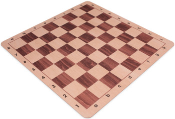 Walnut & Maple Floppy Mouse Pad Chess Board - Squares