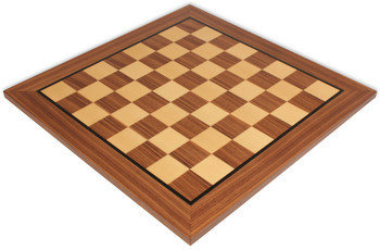 Imperfect Walnut & Maple Classic Chess Board with Squares