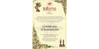 Traditional Staunton Metal Chess Set by Italfama