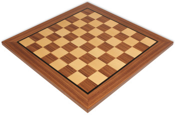 Imperfect Walnut & Maple Classic Chess Board with 1.5" Squares