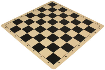 The Chess Store Silicone Rollup Chess Board Black - 2.25" Squares