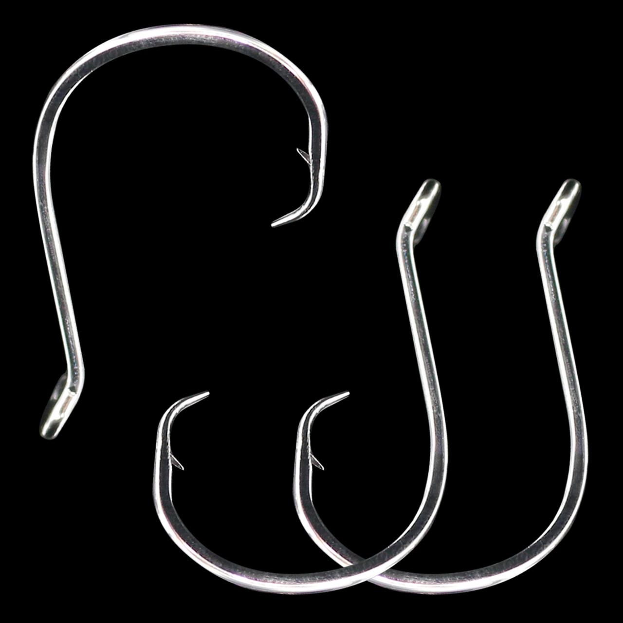 Stainless Steel Tiny Fishing Hooks With White Big Long Shank Sizes