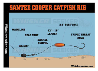 Ultimate Catfish Rig Double Hook and Rattle