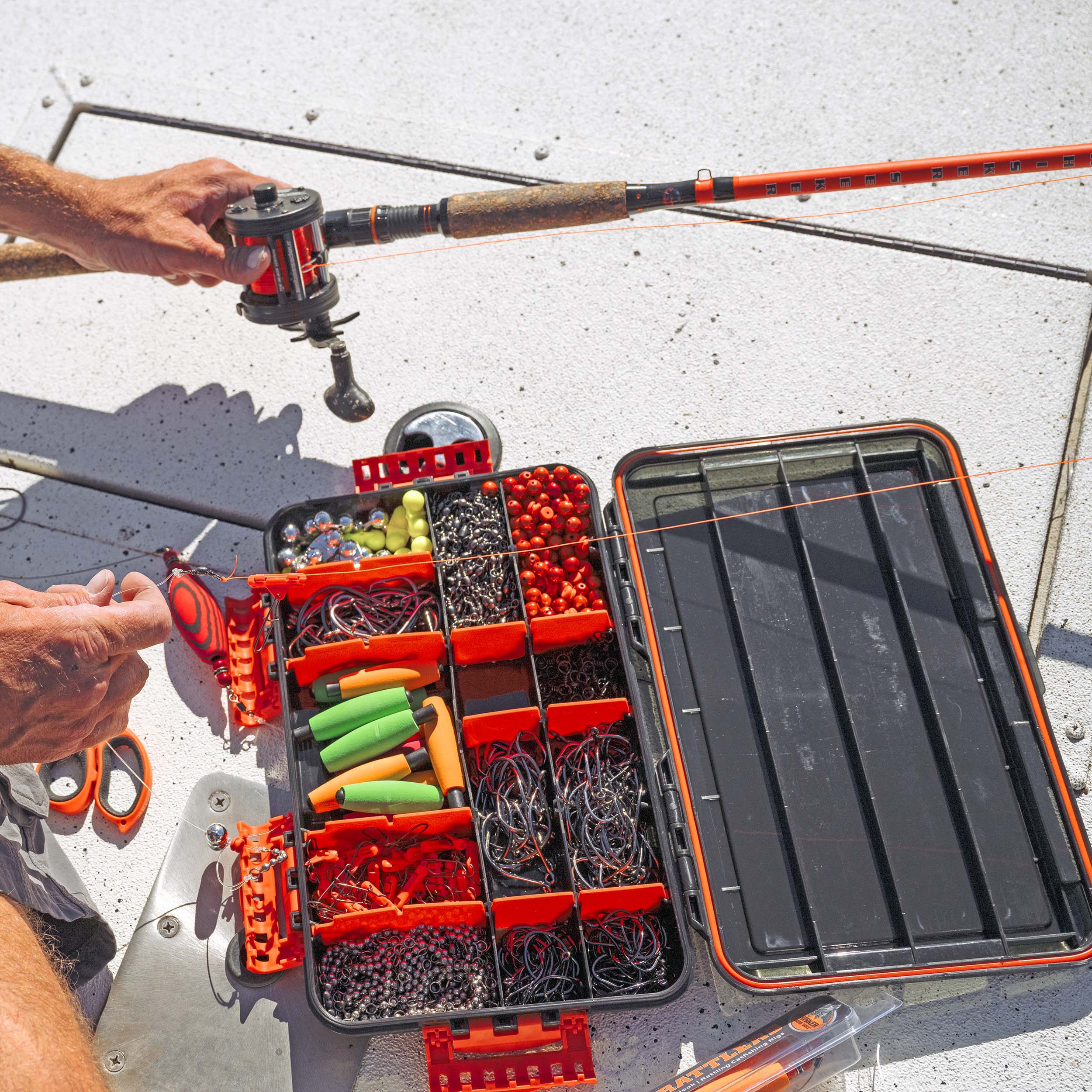 FishProg Fishing Tackle Box Waterproof Tool Storage Box For Hooks