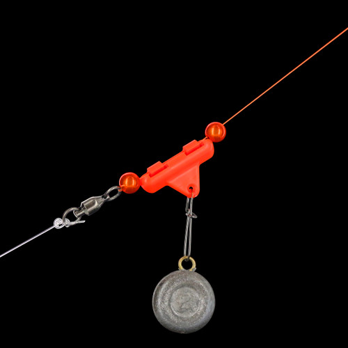 Carp fishing end rig, swivels, clips, double, quick release