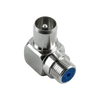Hills Antenna BC87045 right-angle F-Type to PAL male adaptor