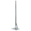 Durable Heavy-duty Hills Antenna FB602430 shown adjusted to 25° pitch on tin roof with digital antenna