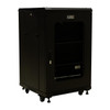 Datatek 18U 600x600 floor standing server cabinet with power supply and fans