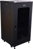 Datatek 22U 600x600 floor standing server cabinet front angle view