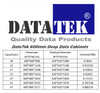 DataTek FPS Series cabinet specifications table