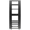 Side view of Datatek 24A42R68FPS 42U 800mm Deep Cabinet with side panels removed