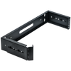 Datatek 2U open hinged wall frame bracket hinged open for rear access