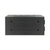 Rear view of Datatek 4U 600mm Swing Frame Wall Mount Data Cabinet showing mounting holes ready for installation