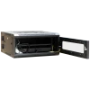 Front angle view of opened door of Datatek 4U 600mm Swing Frame Wall Mount Data Cabinet