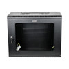 Front view of DataTek 9U 300mm wall mount cabinet