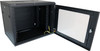 Open Datatek 24B9RW64 cabinet for networking equipment setup