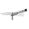 Metropolitan 01ACLP34F/POLY UHF/VHF log periodic antenna in silver aluminum for digital TV