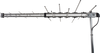 UV-stabilized Metropolitan dual-band antenna with 1100x865x70mm size and pre-fitted U-bolt