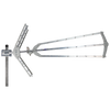 Side view of Folding tri-beam Digitek-style UHF Yagi with removable reflectors and LTE filter Side view of Folding tri-beam Digitek-style UHF Yagi with removable reflectors and LTE filter