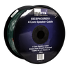 Digitek 03CSP4CORER1 4-core green speaker cable 100m reel with OFC strands, 7.5mm PVC jacket for high-fidelity home theater connections