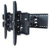 Digitek 32-60\" dual arm TV wall bracket in black powder-coated steel, extended 515mm with tilt/swivel for universal LCD mounting