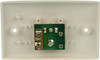 Wallplate Single Pal Outlet - Saddle & Screw