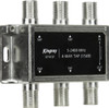 Close-up of Kingray KT415F single input, 4 tap outputs, and 2A DC pass-through on Foxtel-approved passive tap
