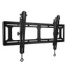 Front angle tilted view of SANUS VXT7 Tilting TV Mount for 65"-140" TVs