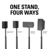 SANUS WSSA2 Adjustable Wireless Speaker Stands for SONOS ONE, PLAY:1 & PLAY:3 Speakers - Black Pair