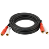 Digitek 1.8m RCA Male to Male Audio Lead 06BA18 for linking turntable to shelf speakers