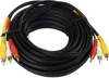 Digitek 3x RCA Male to 3x RCA Male 10m Coaxial Video Lead 06BAVL03CV10 for connecting from server to projector