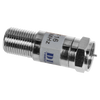 Digitek 16dB F-Type Attenuator in silver housing, F-Type Female to Male connector, for TV and satellite signal management