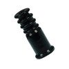 UV-stabilized PVC protective boot for outdoor coaxial installations