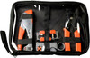 Digitek 3 Piece Compression Tool Kit in soft pouch with F-Type and BNC fittings