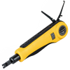 Hanlong HT-364BR 110/88 punch down tool front view showing cutting blade, HI-LO impact selector, and TPR grip for telecom wiring