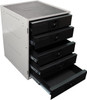 Modular black StorageTek storage cabinet 5 drawers