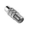 Compact Digitek RCA to F type adaptor for AV setups
