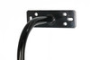 Curved fascia bracket 1.4m x 25mm for timber installation showing mounting holes