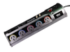 White 10 way powerboard with surge, TV and network protection
