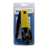 Yellow-grip Double Bubble compression tool for RG59 RG6 coax cables