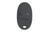 Ajax SpaceControl black 4-button key fob for Jeweller protocol, featuring anti-jamming encryption and 5-year battery