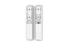 Rear view of White Ajax DoorProtect reed sensor with 2,000,000 openings durability and anti-chattering technology.