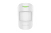 White Ajax MotionProtect 2-way wireless PIR motion detector with pet immunity up to 20kg and 12m detection range.