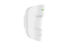 Side view of Ajax MotionProtect white PIR detector ignoring pets up to 50cm tall, with false alarm prevention algorithm Side view of Ajax MotionProtect white PIR detector ignoring pets up to 50cm tall, with false alarm prevention algorithm
