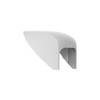 Rear view of Ajax MotionProtect Outdoor Hood white for protecting anti-masking sensors on outdoor PIR detector