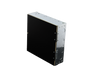 Side profile of Digitek 27MR1414U-4 panel, highlighting IP20 rating, M5 earth stud, and corrosive-resistant construction