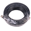 Roll of the black UV-stabilised 20-metre LL240 coax cable with BNC male connectors, ideal for extended monitoring or video hookups